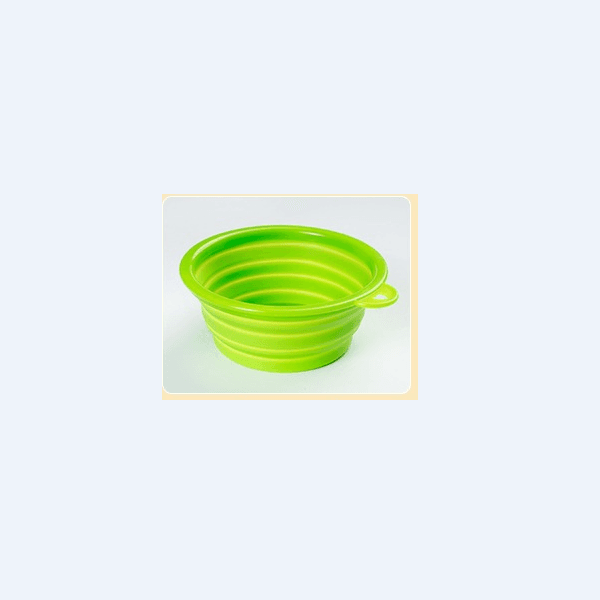 Silicone pet bowl