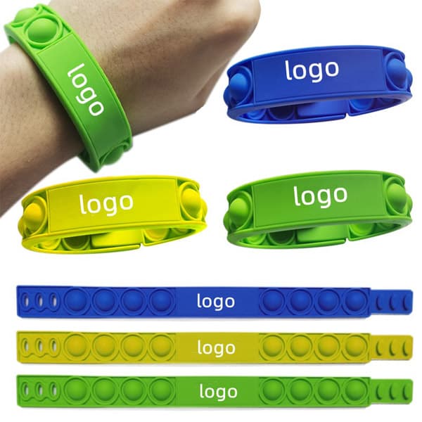 Push Pop Bubble Fidget Bracelet Silicone Wristband