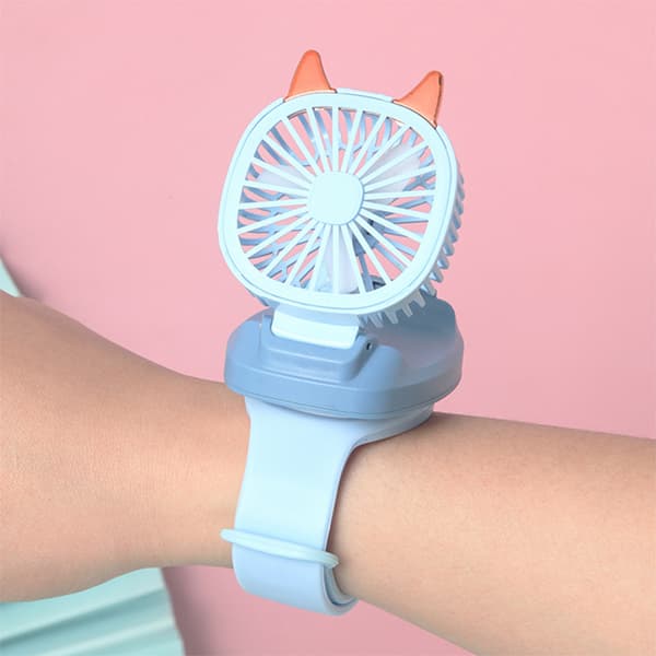 Portable children watch electric fan