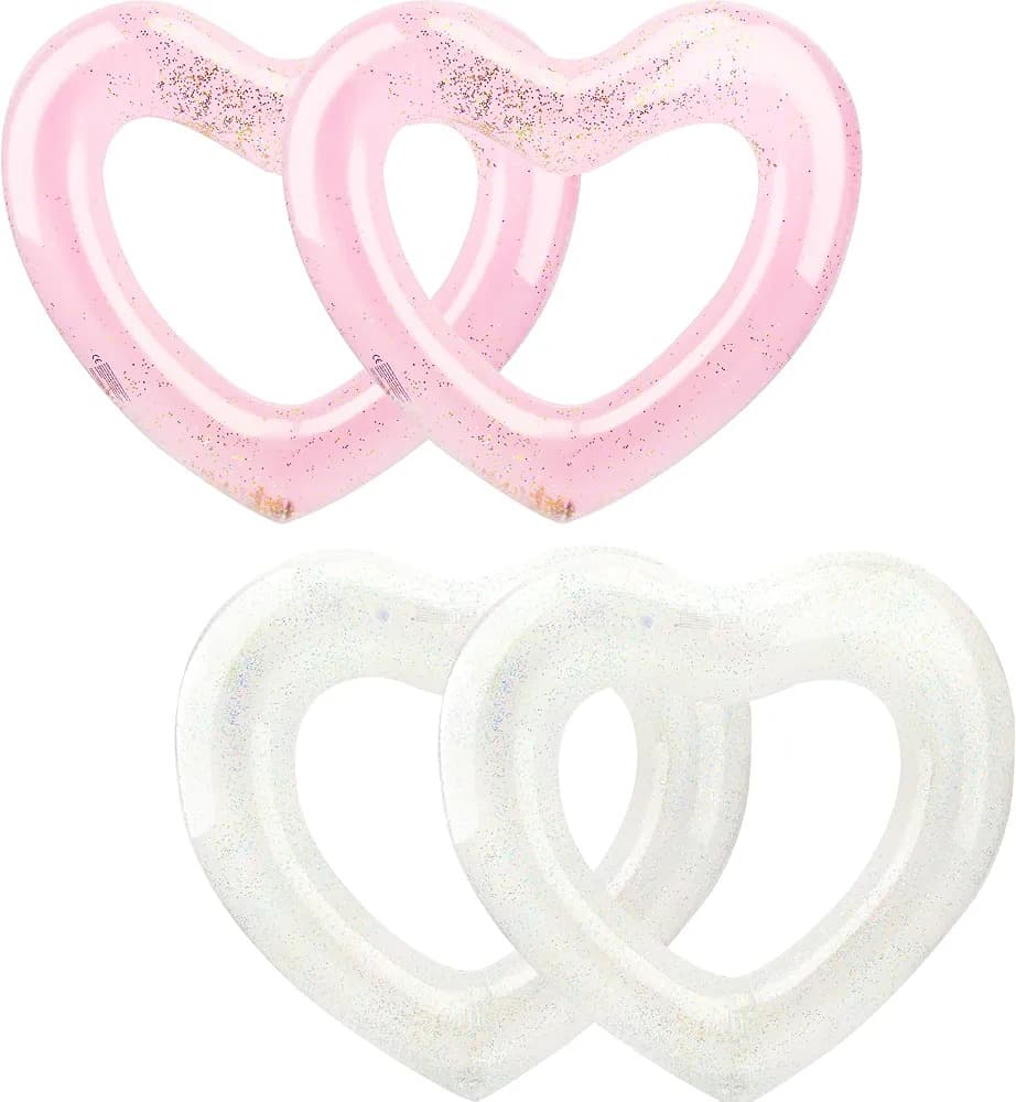 Heart-shaped swimming ring