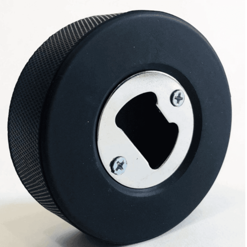 Hocky Puck Bottle Opener
