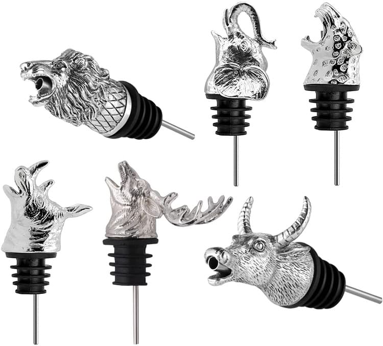3D custom shape wine bottle spout