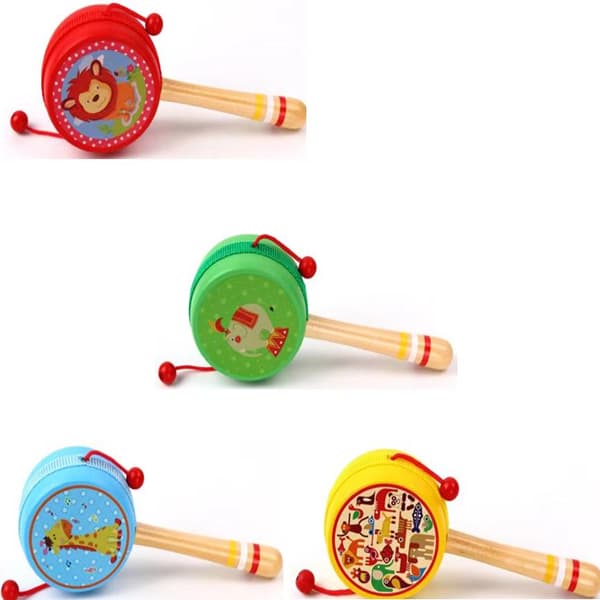 Wooden Rattle Drum