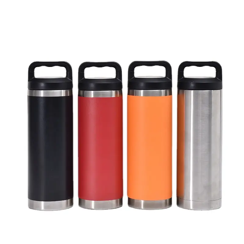 20OZ Vacuum Insulated Bottle with Carabiner Lid