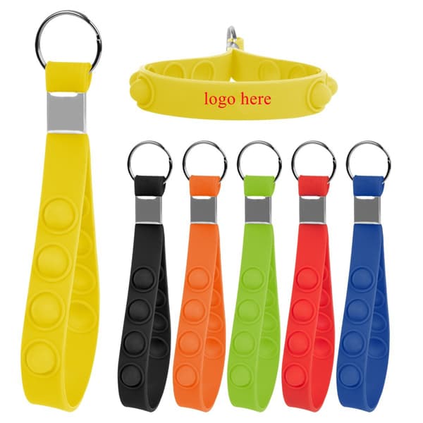 Push Pop Bubble Keychain