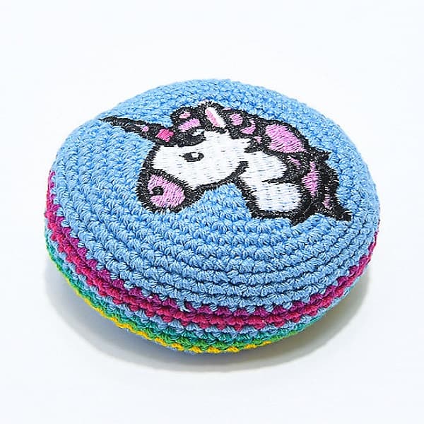 woven hacky sack with filling